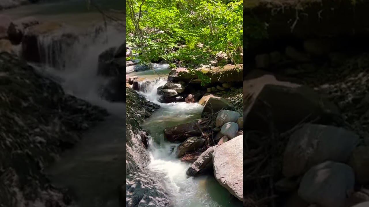 Горная река / шум воды / Парк водопадов Менделиха смотреть онлайн