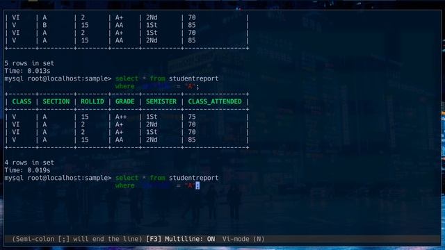 MYCLI - A command line interface for MYSQL смотреть онлайн
