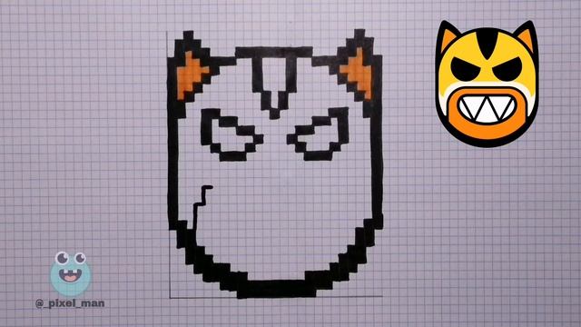 КАК НАРИСОВАТЬ ЗНАЧОК ЭЛЬ ТИГРО по клеточкам || Как нарисовать Бравл Старс | Эль Тигро Бравл Старс смотреть онлайн