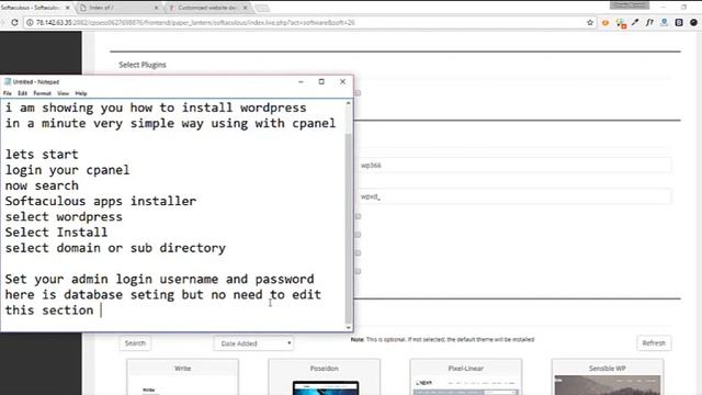 How to Install Wordpress Very Simple Way in a CPanel Hosting | Wordpress смотреть онлайн
