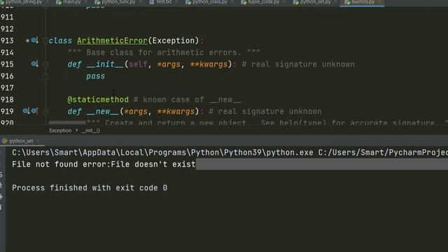 User Define Exception in python3.9 | Try, Except, Raise Finally | Python tutorial for beginners смотреть онлайн