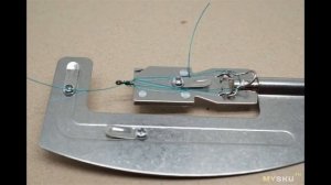 Приспособление  для привязывания рыболовных крючков. Крючковяз №2 | #Обзор