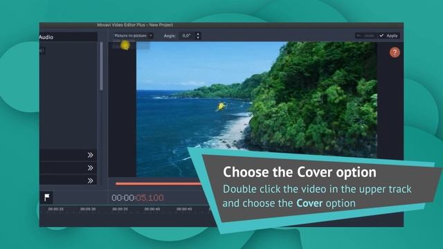 How to add cinematic BLACK BARS to a video? (Movavi Video Editor 15) смотреть онлайн