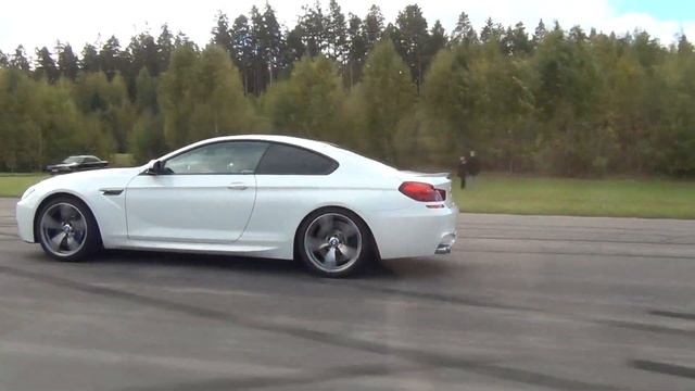 Golf R32 MkV Turbo vs. BMW M6 F12 смотреть онлайн