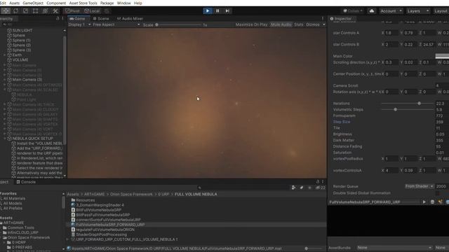 ORION - Space Scene and Planets generation Framework - Volumetric Nebula Tutorial смотреть онлайн