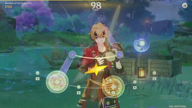Genshin Impact Drum Event day 4 Thoma theme (Difficult pro) смотреть онлайн