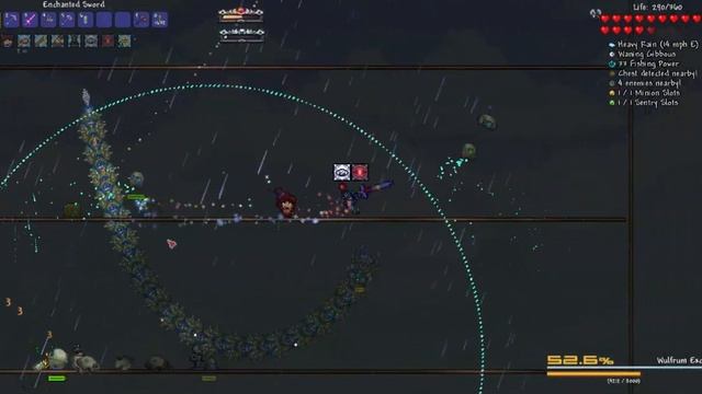 First boss fight Wulfrum Excavator attempt on Infernum difficulty. смотреть онлайн