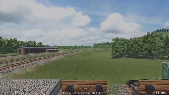 Transport Fever 2: Console Edition. Train Ride. Oil Deliveries. смотреть онлайн