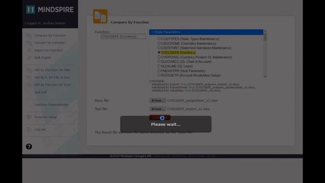 MINDSPIRE's Oracle Flexcube Parameter TRANSPORT tool - Export funciton смотреть онлайн
