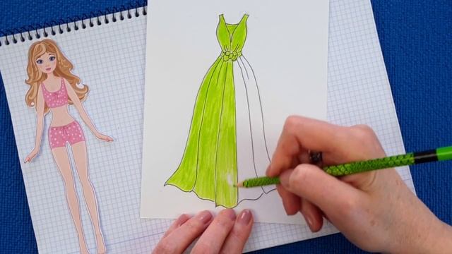 Бумажные Куклы Одеваются. Кукла из бумаги своими руками. Поделки из бумаги - бумажные куклы. смотреть онлайн