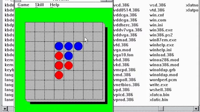 Reversi on 1 MHz processor (Windows 3.0 Build 33) смотреть онлайн