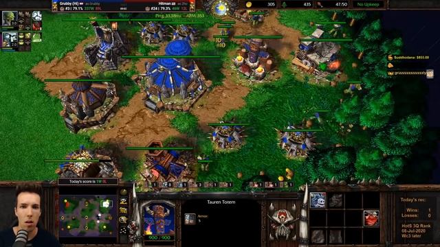 Grubby | WC3 | SUPERFIGHT vs Hitman - Blade + HH?? смотреть онлайн