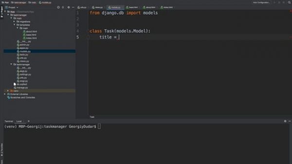 Изучение Python Django в одном видео / Создание сайта на Джанго за час!