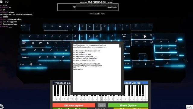 roblox piano - love me like you do [sheets in desc] смотреть онлайн