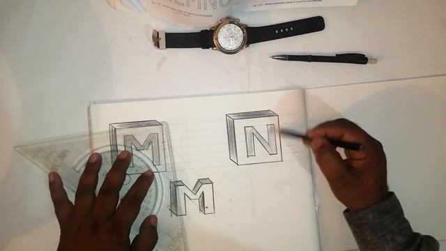 3D Alphabet "N" writing basic letter#Easy #simple #2d support me thanks friends #2020# 👍💯👍💯👍💯 смотреть онлайн