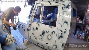 Покраска в хаки, камуфляж