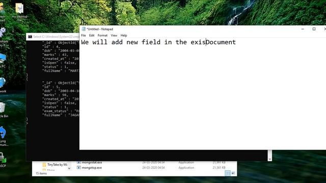 Add new field in collection Document in MongoDB смотреть онлайн