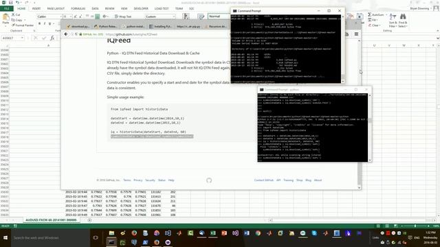 Python IQFeed historical download for stock forex on Windows смотреть онлайн