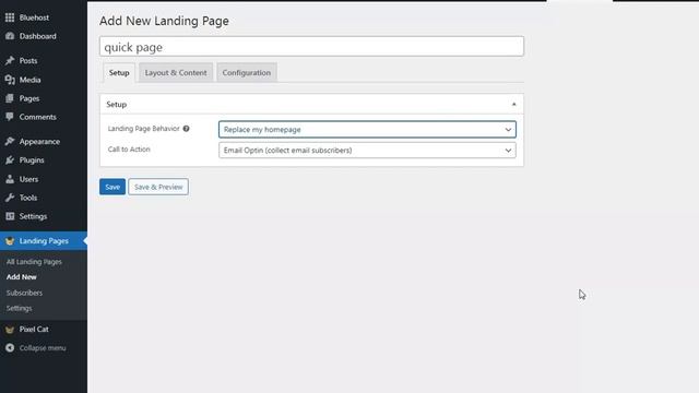 Easy Landing Page WordPress Plugin Fatcat Landing Page смотреть онлайн