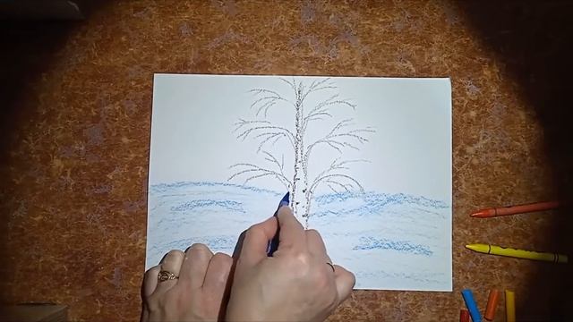 Рисование восковыми мелками смотреть онлайн