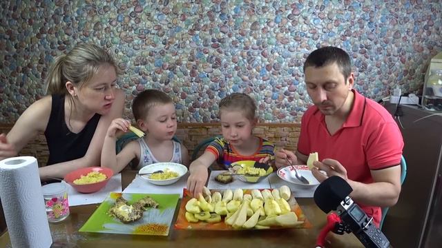 МУКБАНГ СЕМЕЙНЫЙ ЗАВТРАК ВСЕ ВМЕСТЕ | MUKBANG RUSSIAN FAMILY BREAKFAST #breakfast #mukbang