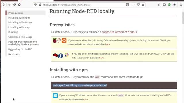 Node-RED install for Mac OS смотреть онлайн