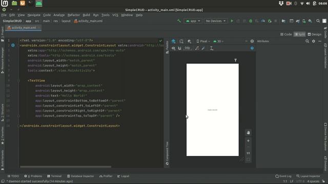 How to Make CRUD App in Android Studio (Java) Using SQLite Part 1 - Preparation смотреть онлайн