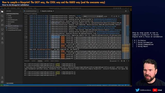 Unreal Engine 5 -Using automation to compile blueprints via command line (and how-to with Bazel) смотреть онлайн
