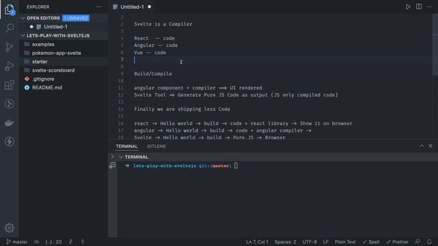 Svelte JS starter app and how Svelte JS different from other frameworks смотреть онлайн