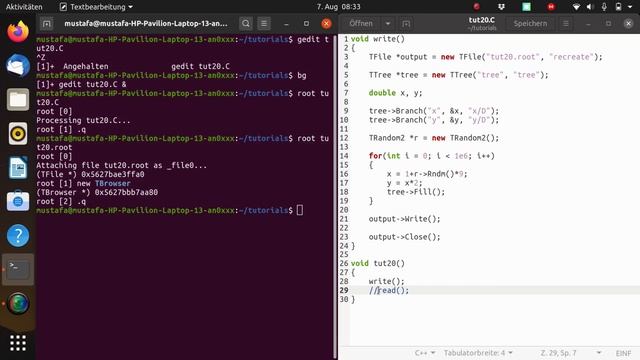 CERN ROOT Tutorial 22: Using TCut for TTree Analysis смотреть онлайн
