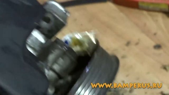 видеоурок ремонта материалами BAMPERUS бачка гидроусилителя а/м Mercedes-Benz Sprinter