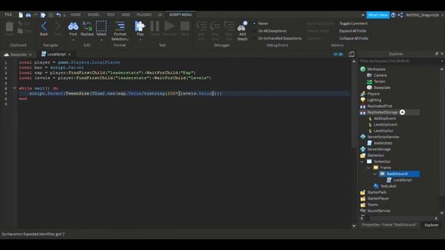 Level up system GUI and boss I Roblox studio смотреть онлайн
