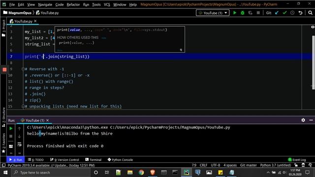 List Methods and Functions in Python: zip(), range(), .join() - Part 3 Series A смотреть онлайн