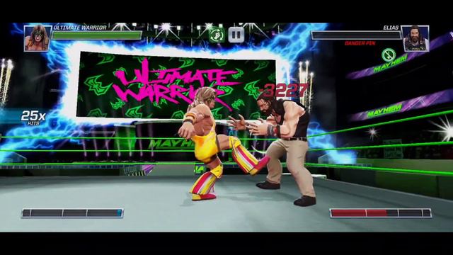 WOW 6 STAR ULTIMATE WARRIOR GAME PLAY IN WWE MAYHEM GAME смотреть онлайн