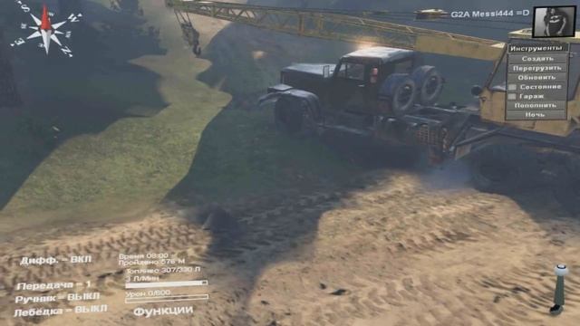 SpinTires #1 [Rp Ситуация] Грузим военную технику смотреть онлайн