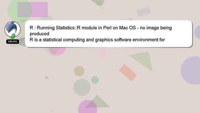 R : Running Statistics::R module in Perl on Mac OS - no image being produced смотреть онлайн