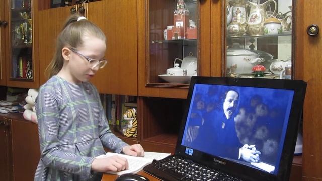 К.Д.Бальмонт "К зиме" Читает Гайнитдинова Эвелина, 10 лет, 11.02.2022 г. смотреть онлайн