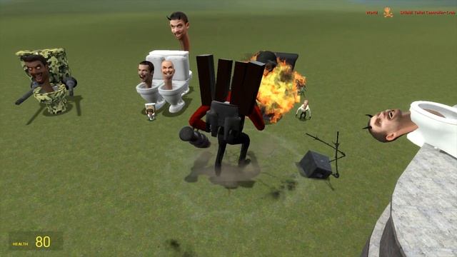 NEW UPDATE CAMERA MAN BOSSES VS ALL SUPER ROCKET SKIBIDI TOILET In Garry's Mod! смотреть онлайн