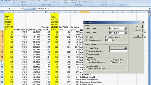 Multiple regression in Excel using the Data Analysis add-in смотреть онлайн