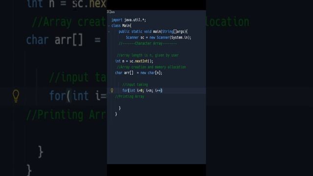 #41st Character array #java #array #coding #programming смотреть онлайн