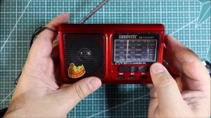 Недорогой мультиволновой радиоприемник XBSONTEC XB-1525URT c МП3, фонариком и аккумулятором