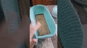 Сумка-Шопер и дерево из хлопкового шнура Фурнитура от Perugino_market     пряжа от Big City Yarn.ru