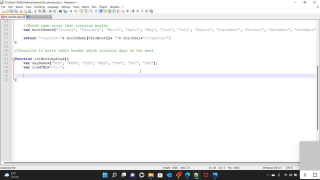 Designing Event Calendar in JavaScript смотреть онлайн