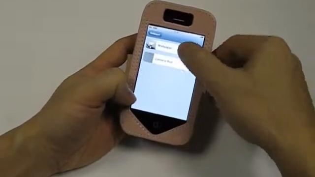 PDair Leather Case for Apple iPhone 4 - Book Type (Snap Button)(Pink) смотреть онлайн