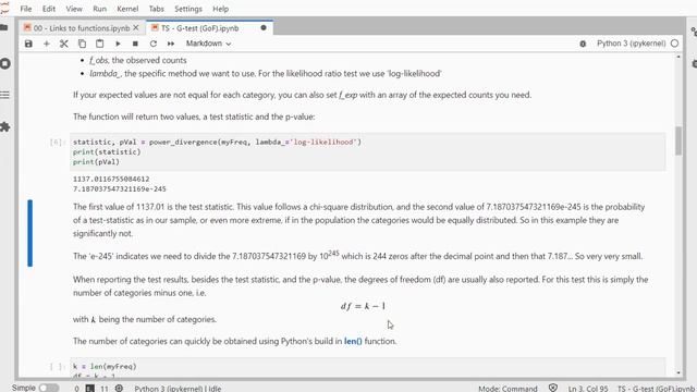 Python - G-test of Goodness-of-Fit смотреть онлайн