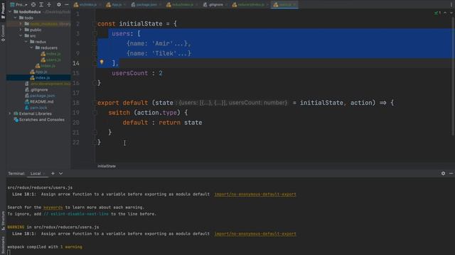 React JS - подключение Redux смотреть онлайн