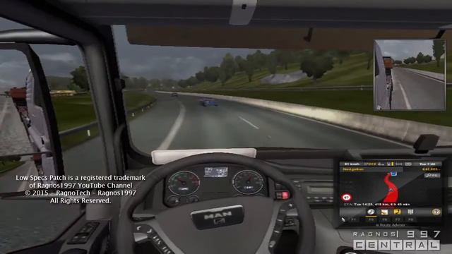 Euro Truck Simulator 2 - Ragnos1997 Low Specs Patch Gameplay смотреть онлайн