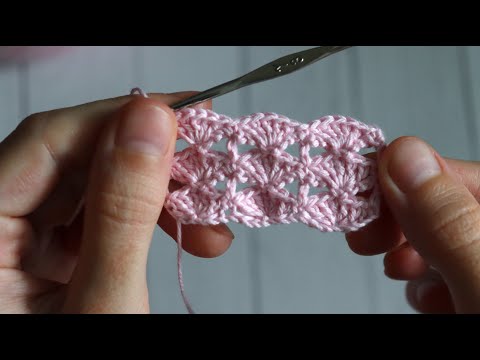 Узор крючком для начинающих. Очень нежный смотреть онлайн