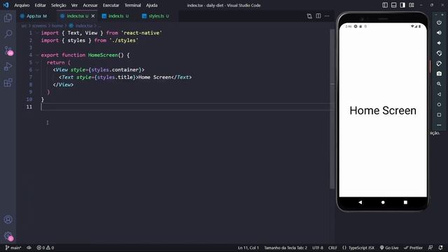 Desafio Ignite React Native (Daily Diet) - #2 Tema com Styled components смотреть онлайн