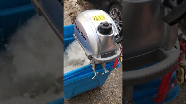 Honda bf 2.3 outboard engine start up смотреть онлайн